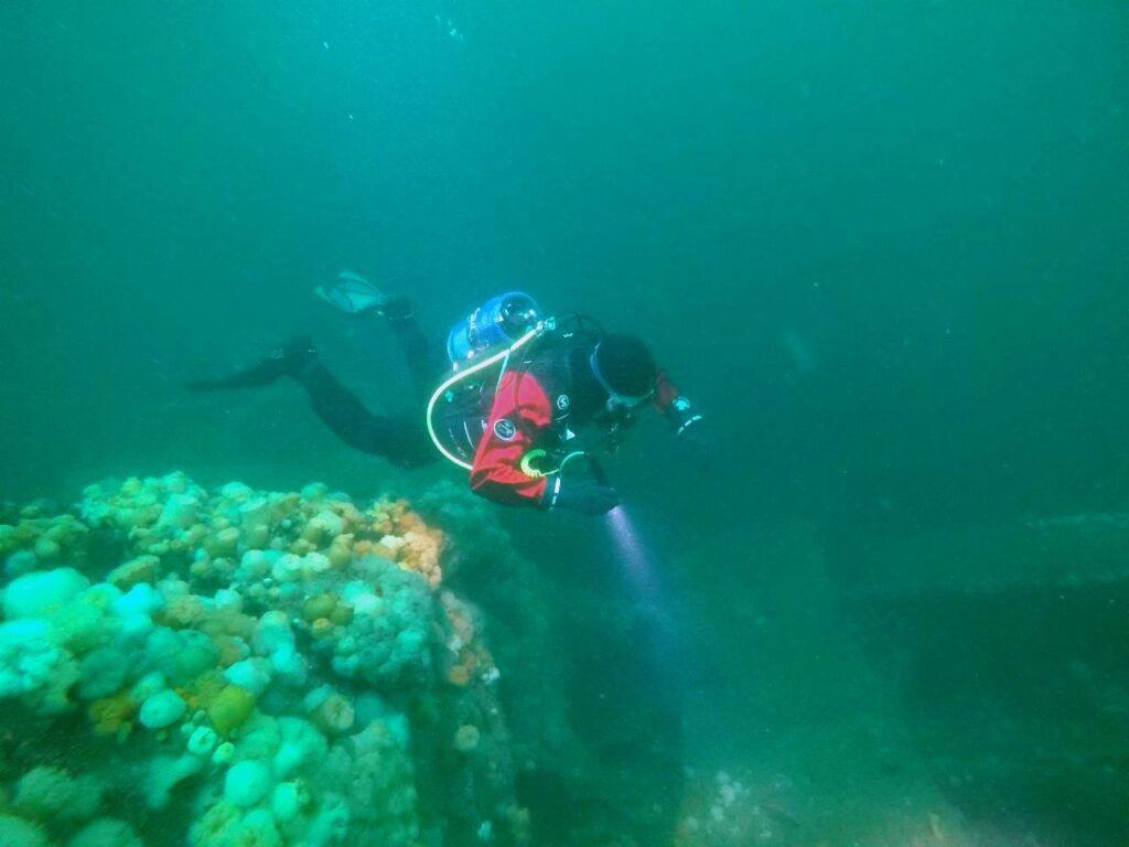 Sound of Mull - diver on Rondo